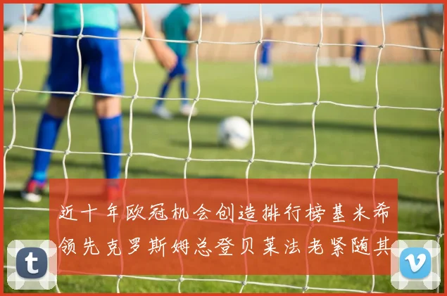 近十年欧冠机会创造排行榜基米希领先克罗斯姆总登贝莱法老紧随其后